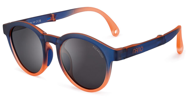Navy Satin / Crystal Orange (Model VOYAGER)